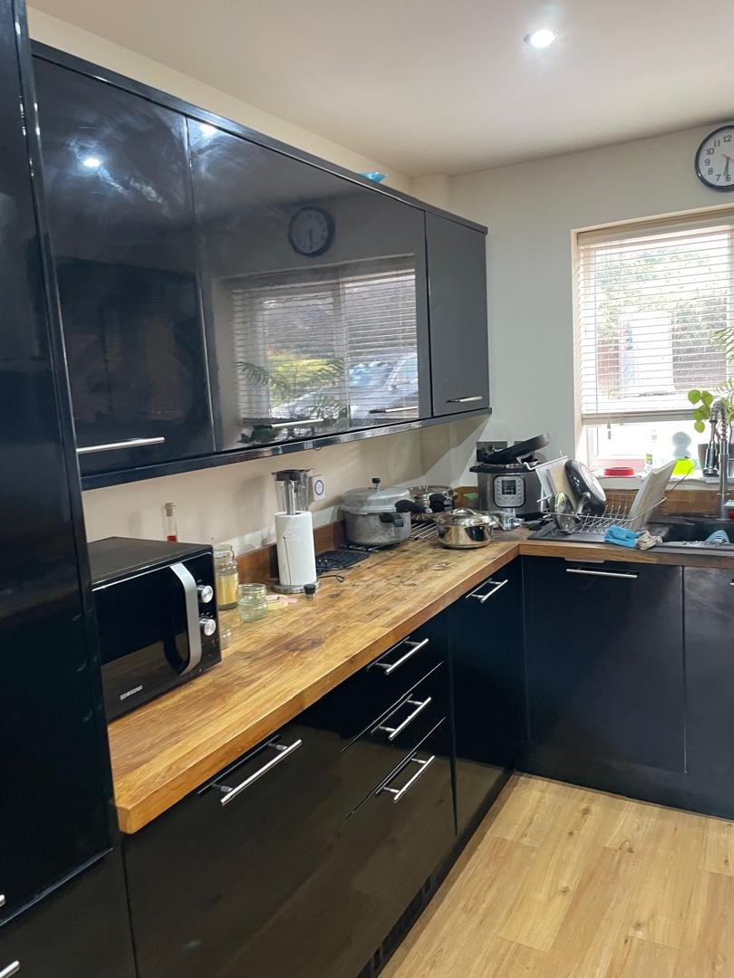 Commercial kitchen after cleaning